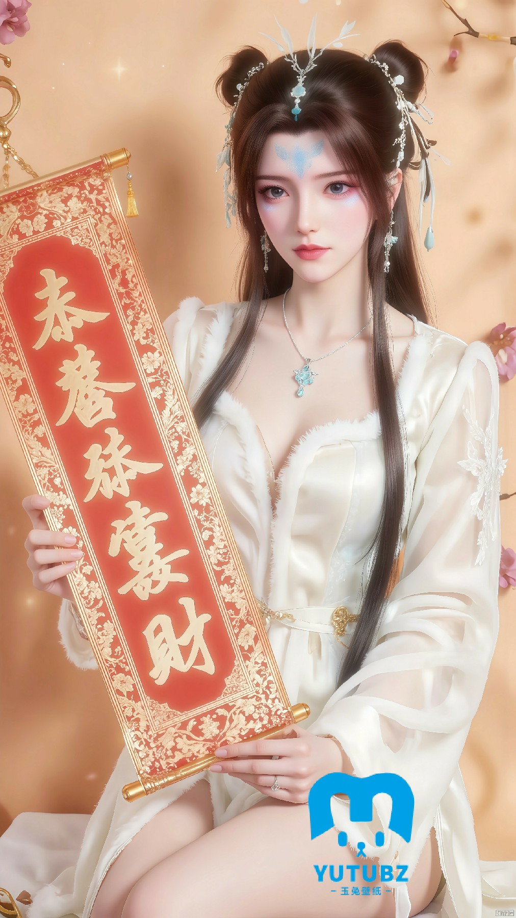 幻灯片-玉兔4K壁纸！