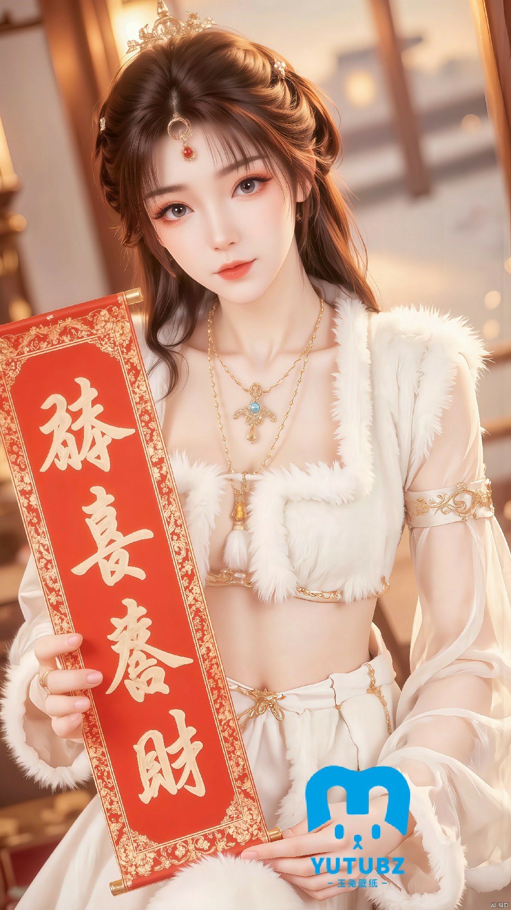 幻灯片-玉兔4K壁纸！