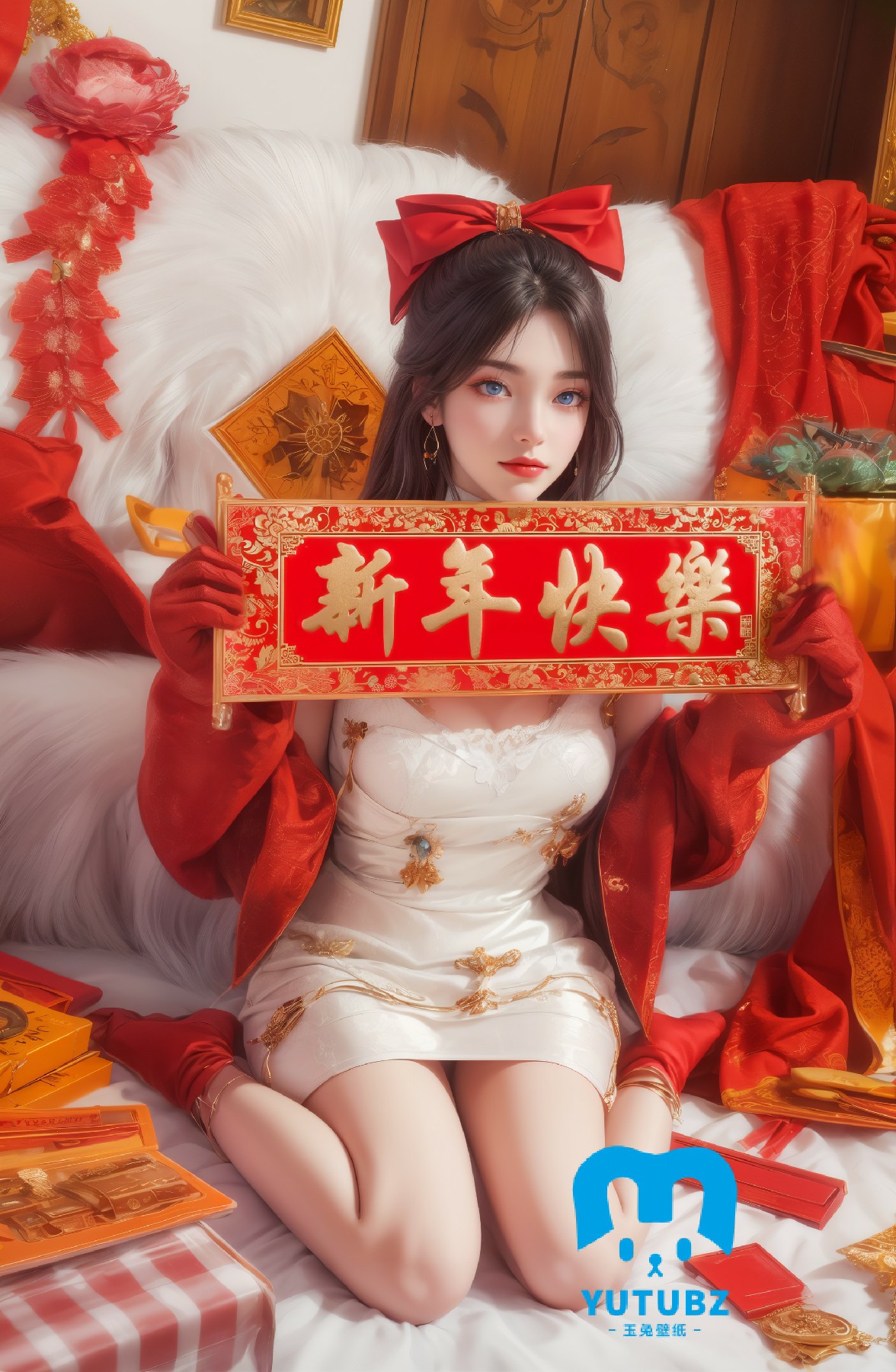 幻灯片-玉兔4K壁纸！