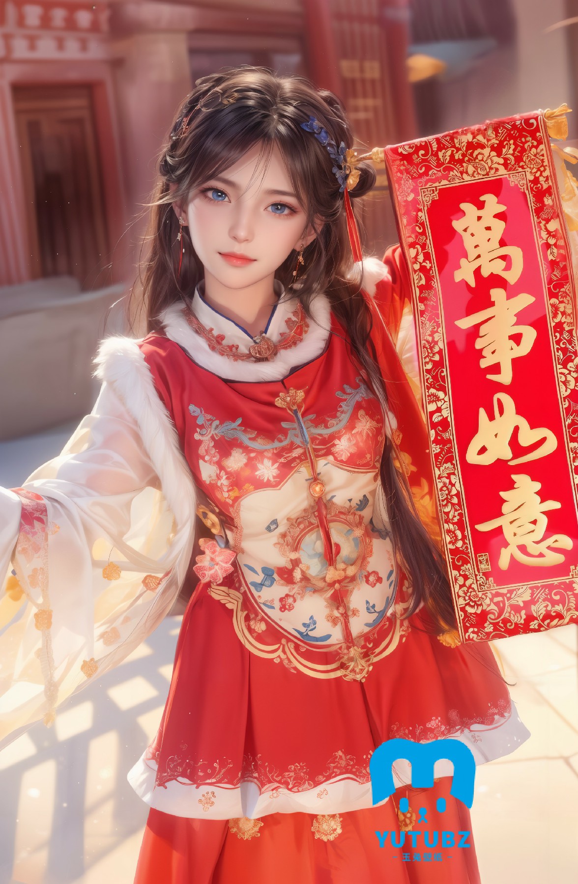 幻灯片-玉兔4K壁纸！