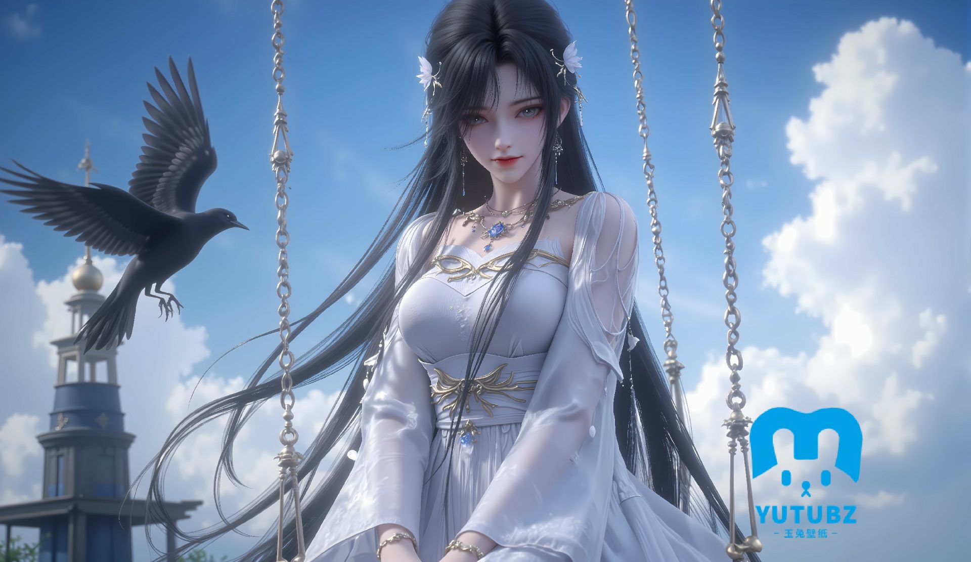 幻灯片-玉兔4K壁纸！