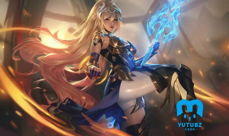 《崩坏3》幽兰黛尔电脑桌面壁纸-玉兔4K壁纸！