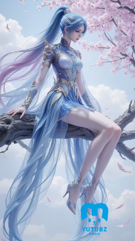 绝世唐门-王冬儿-昊天锤武魂装-玉兔4K壁纸！