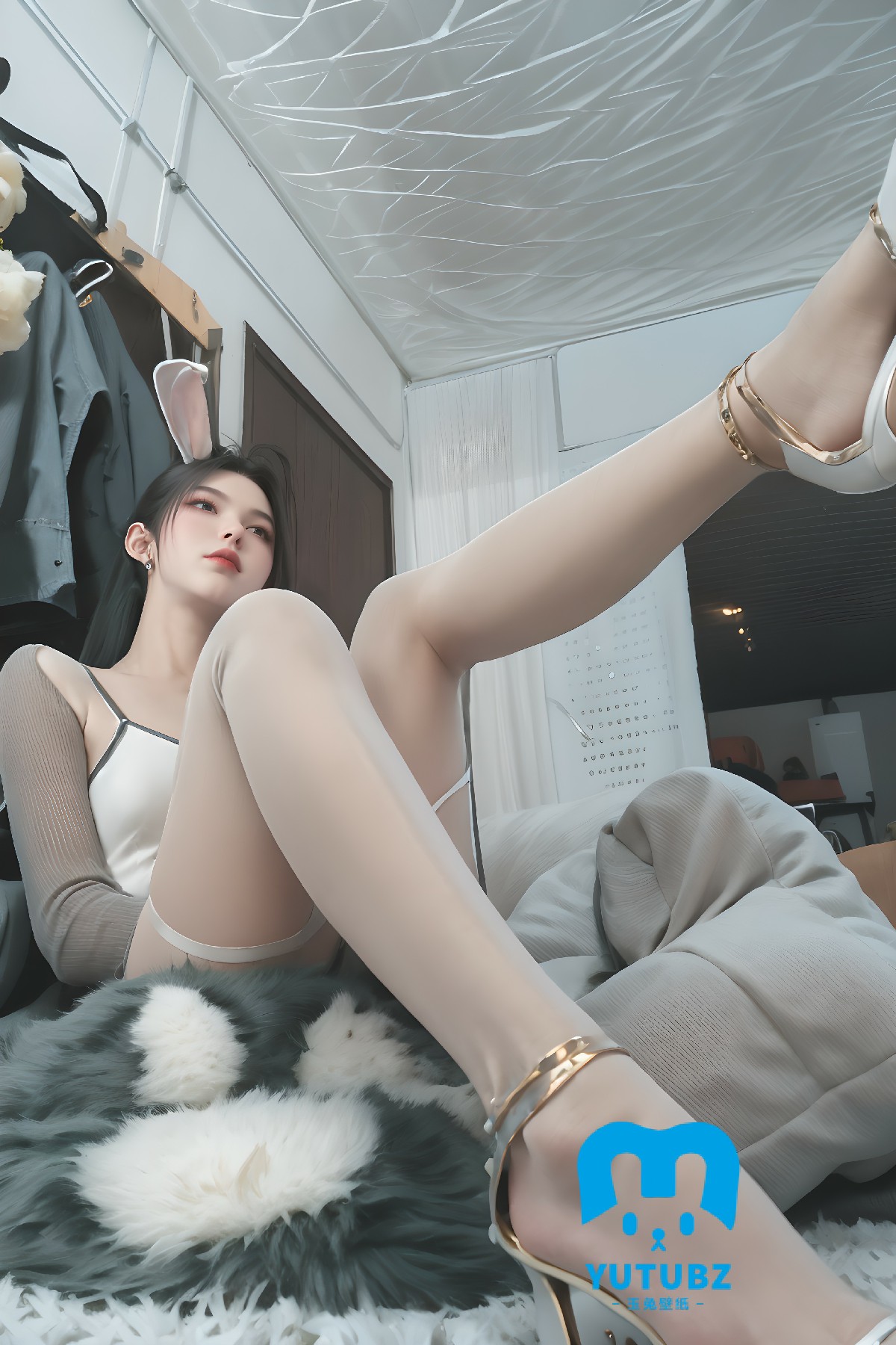 幻灯片-玉兔4K壁纸！