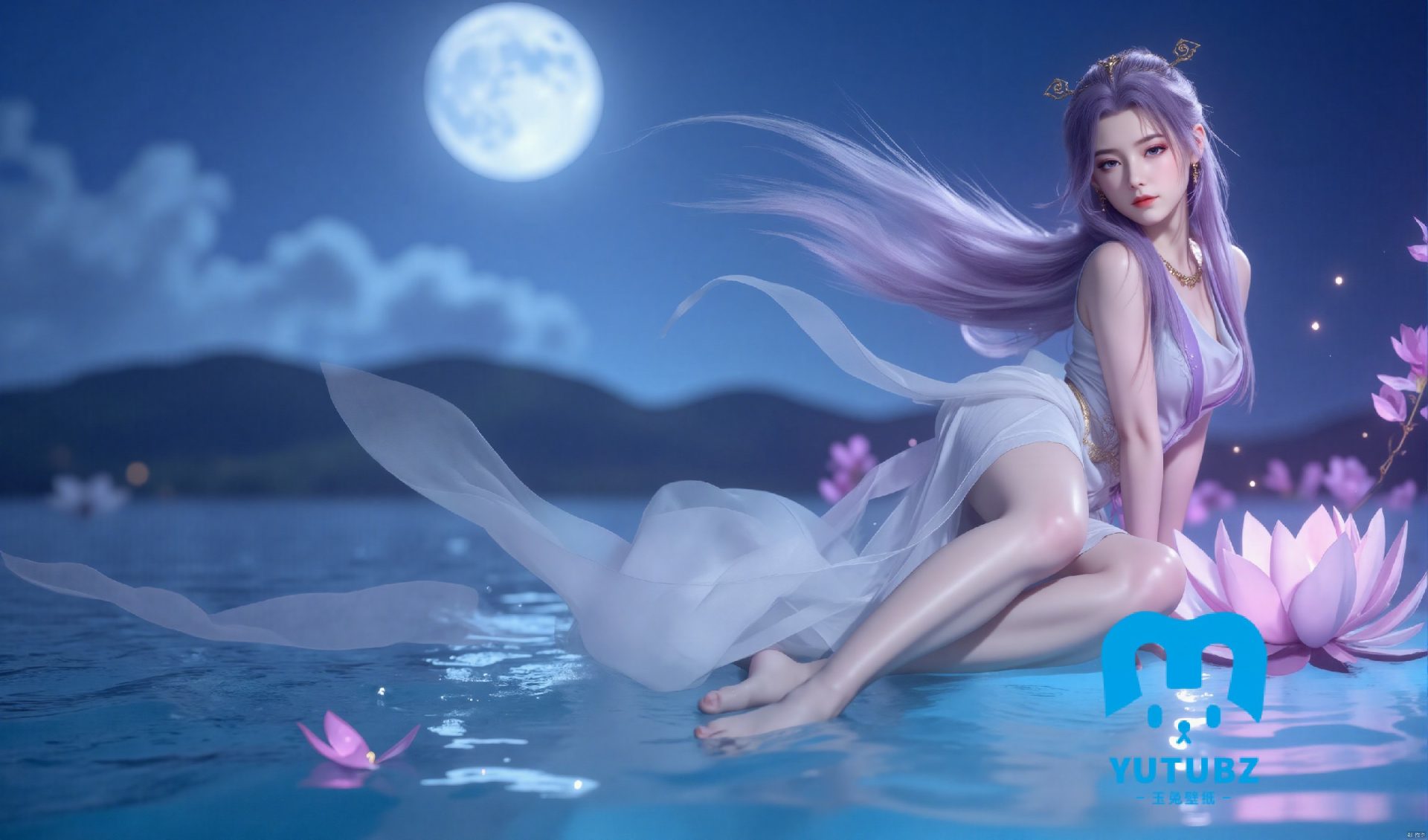 幻灯片-玉兔4K壁纸！