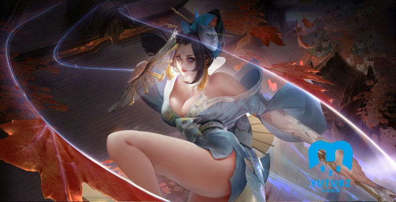 《王者荣耀》魅语不知火舞大长腿8k桌面壁纸-玉兔4K壁纸！