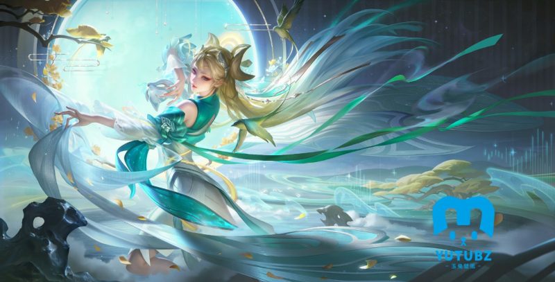 王者荣耀_貂蝉幻舞叠翠_4k壁纸-玉兔4K壁纸！