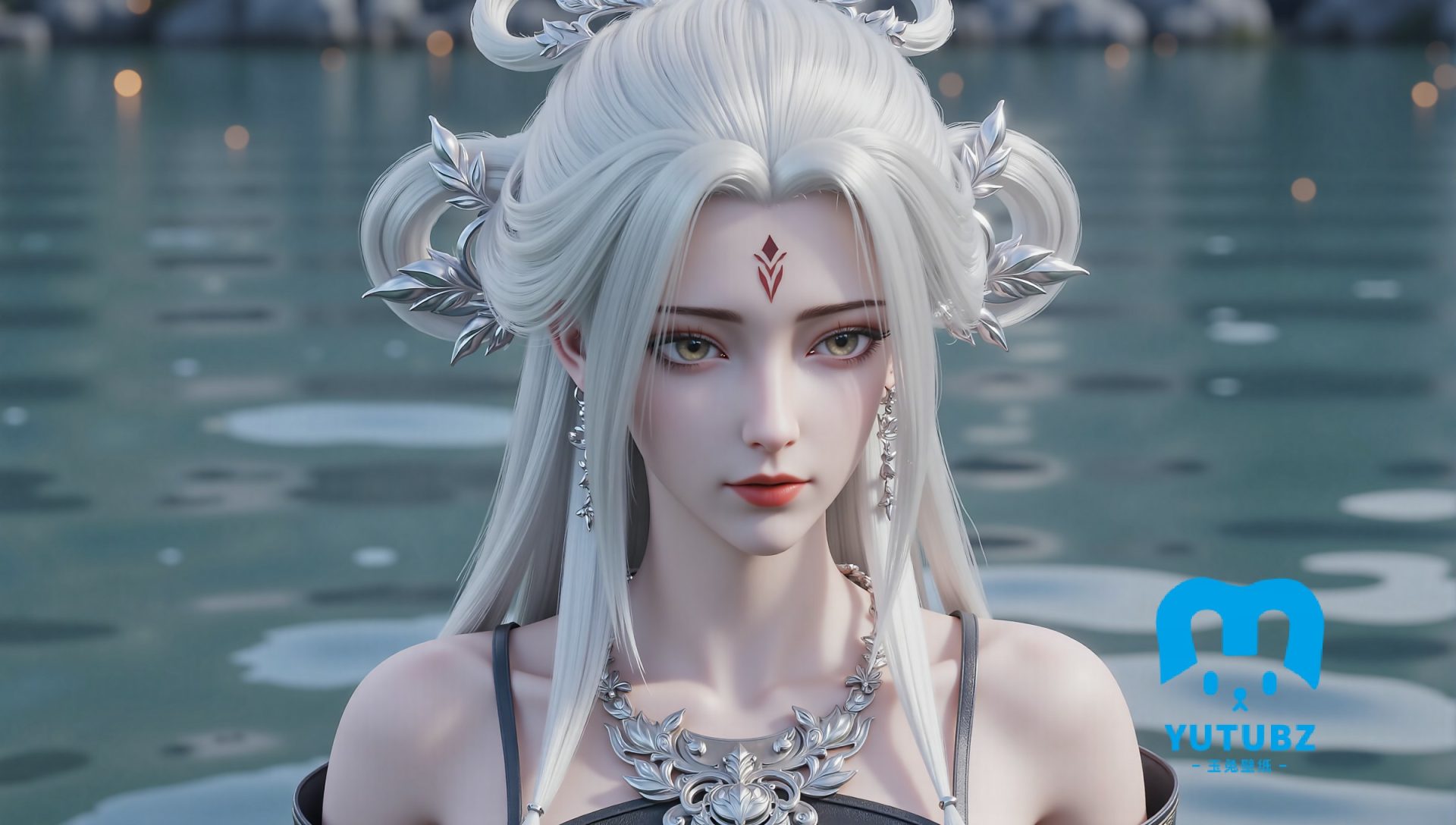 幻灯片-玉兔4K壁纸！