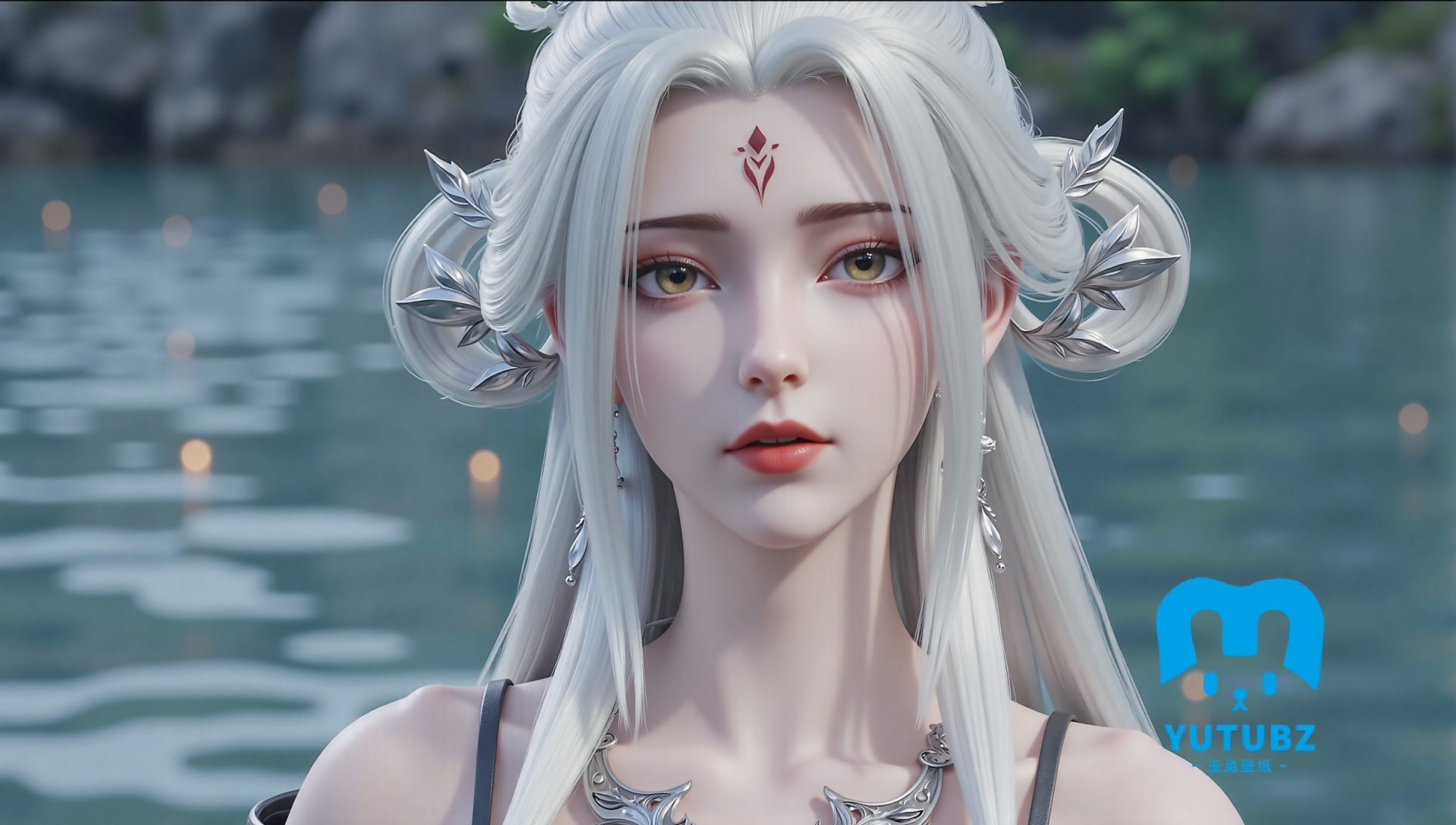 幻灯片-玉兔4K壁纸！