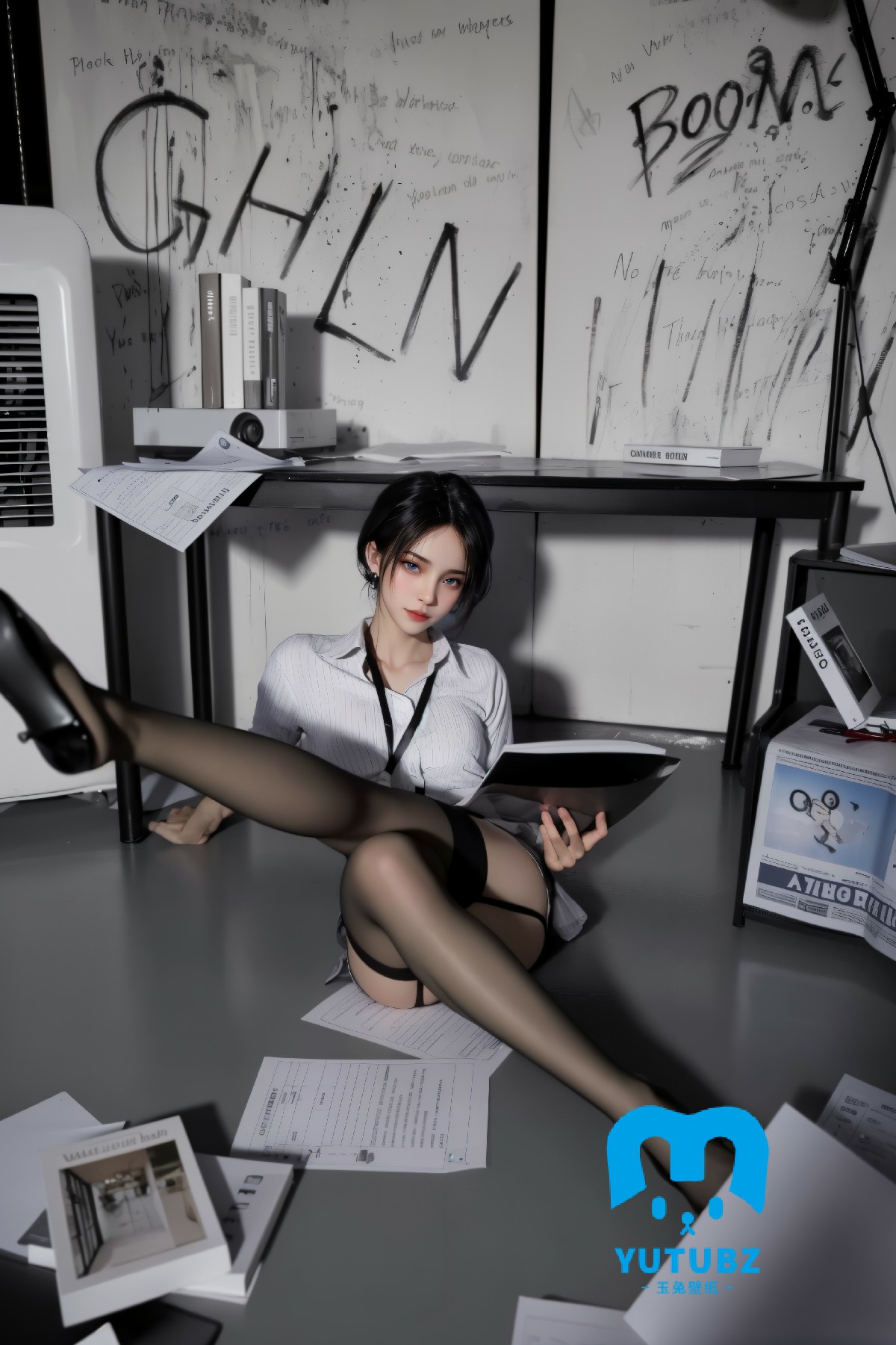 幻灯片-玉兔4K壁纸！