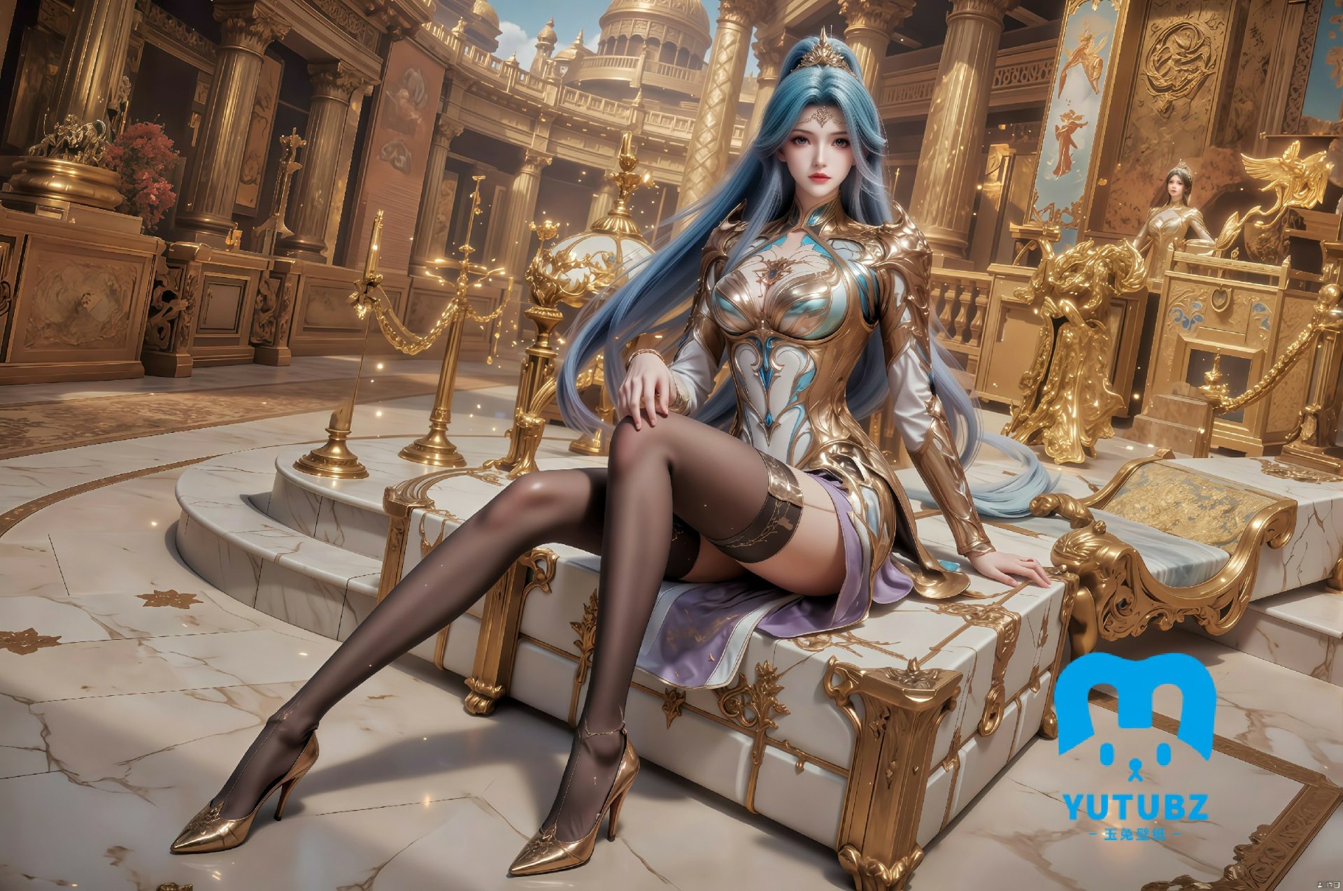 幻灯片-玉兔4K壁纸！