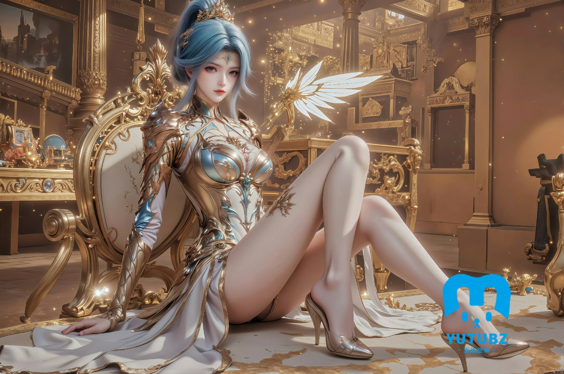 幻灯片-玉兔4K壁纸！