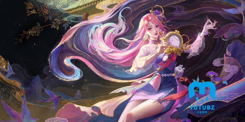 王者荣耀王昭君乞巧织情皮肤5k电脑桌面壁纸-玉兔4K壁纸！