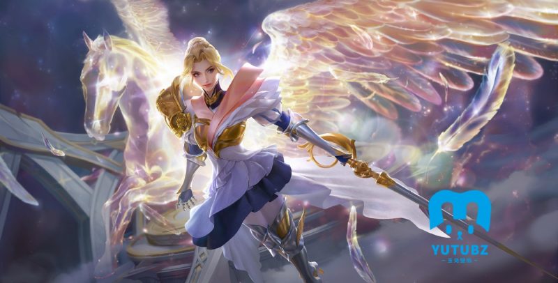 王者荣耀永昼夏洛特5k电脑桌面壁纸-玉兔4K壁纸！