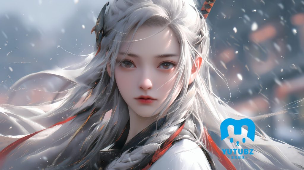 动漫女孩-玉兔4K壁纸！