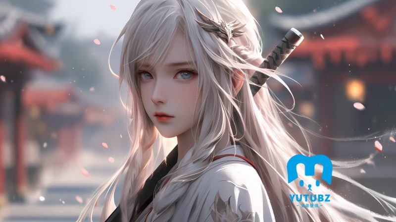 中式建筑-玉兔4K壁纸！