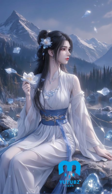 李慕婉-雪莲-玉兔4K壁纸！