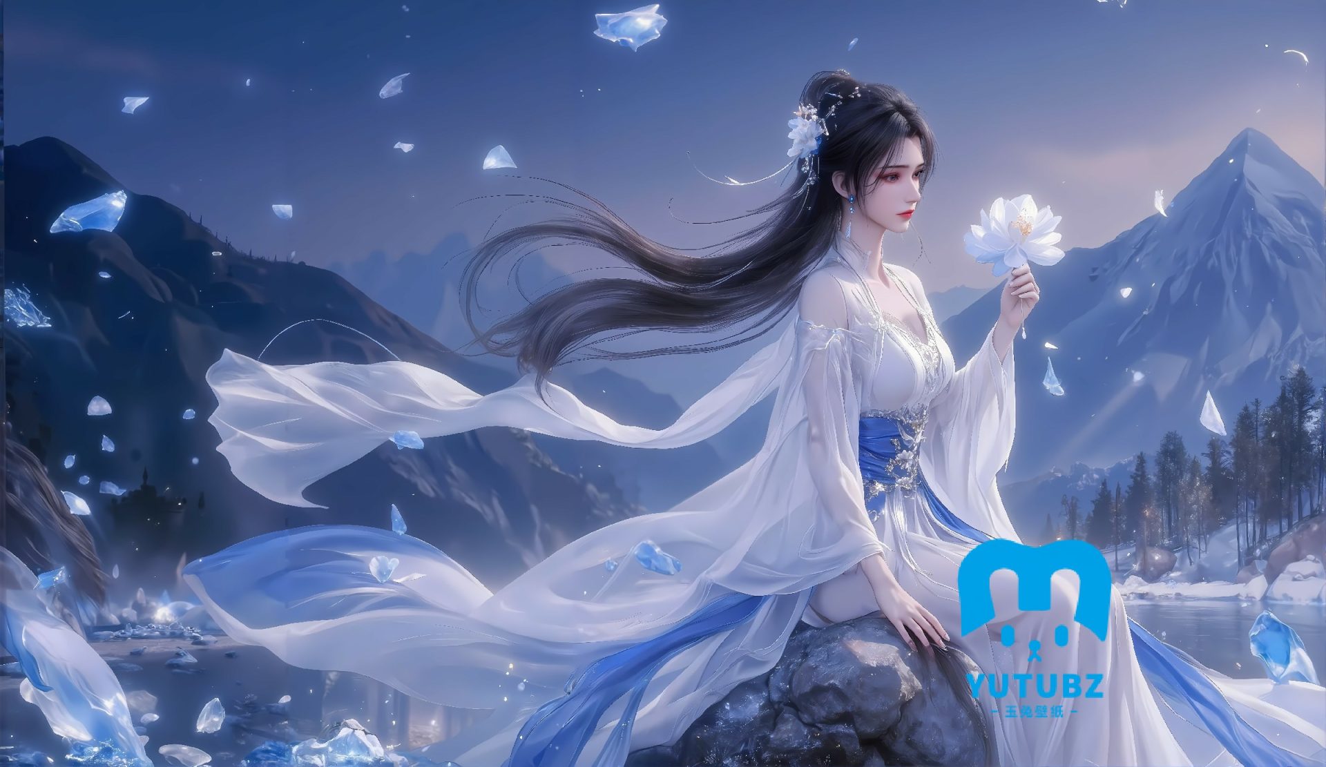 幻灯片-玉兔4K壁纸！