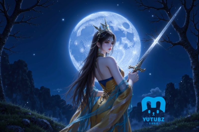 幻灯片-玉兔4K壁纸！