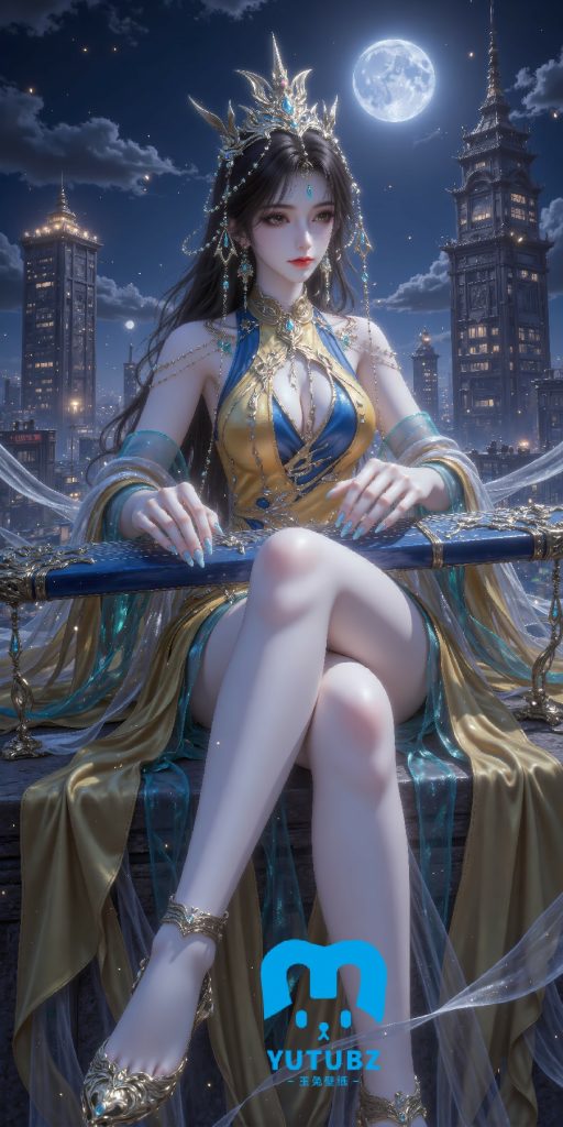完美世界-凰女【3H-17S】-玉兔4K壁纸！