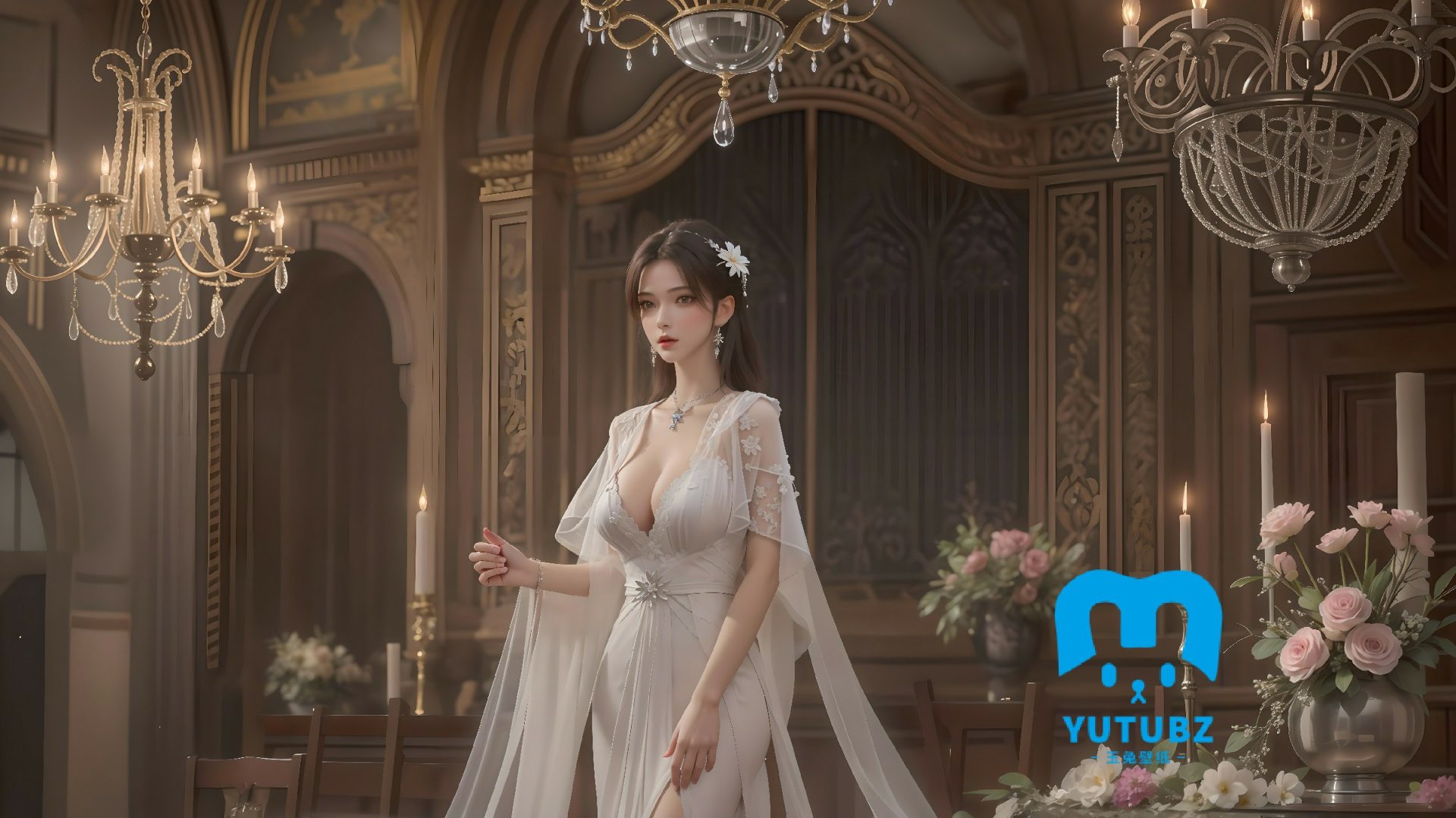 幻灯片-玉兔4K壁纸！