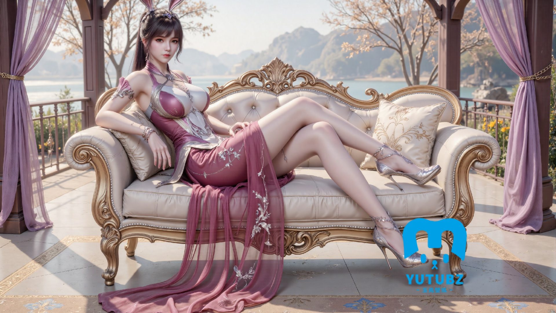 幻灯片-玉兔4K壁纸！