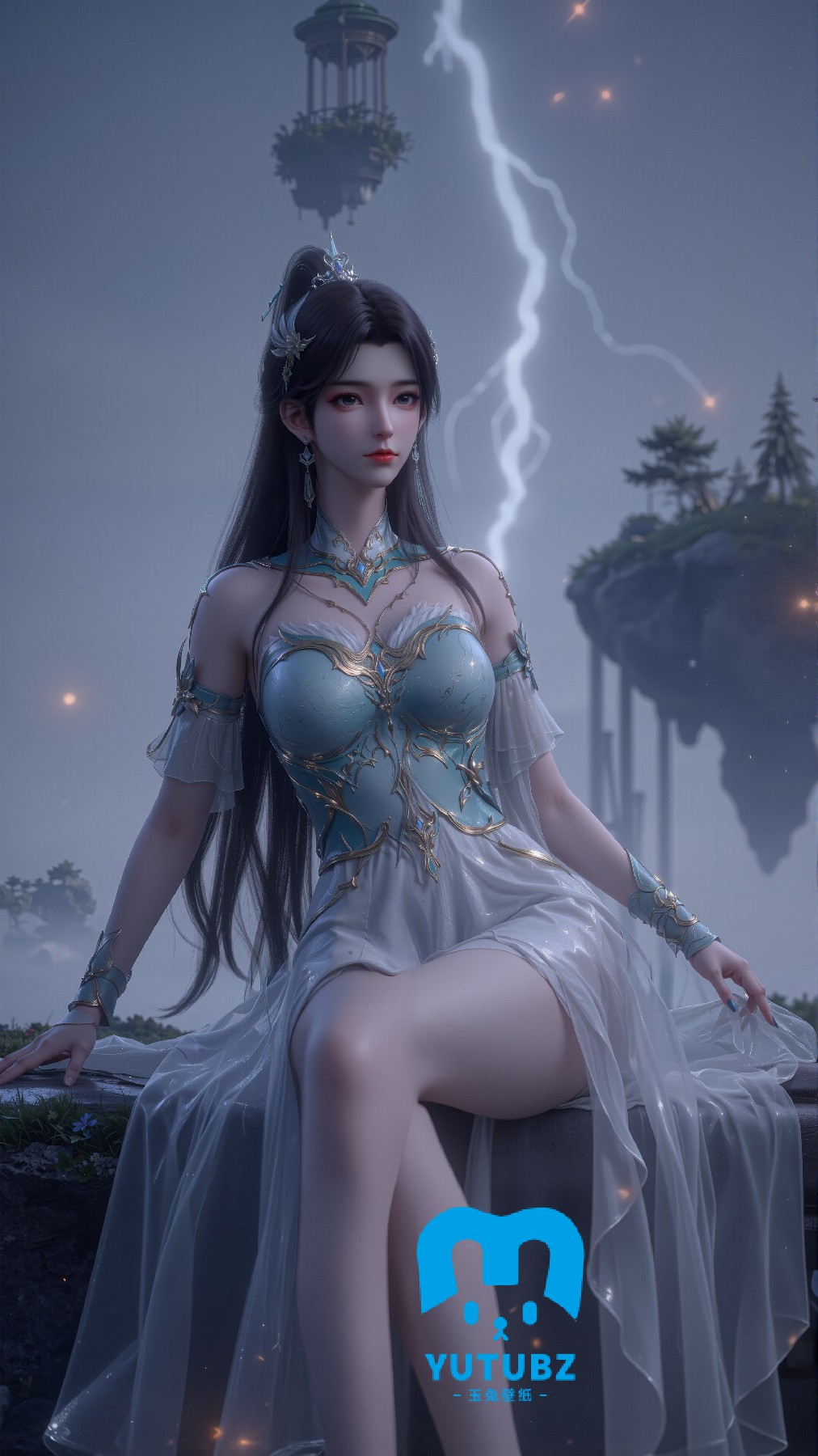 幻灯片-玉兔4K壁纸！