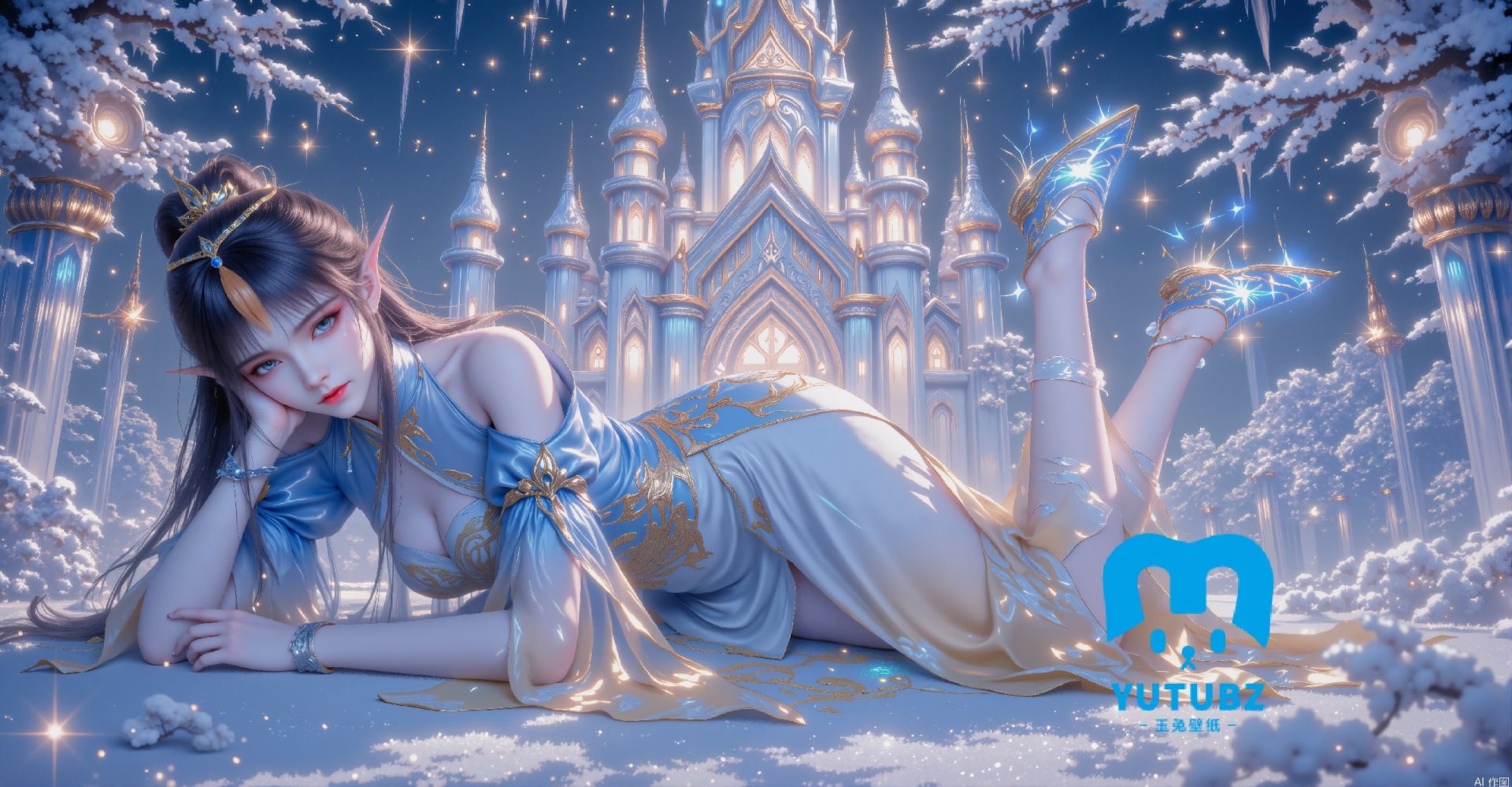 幻灯片-玉兔4K壁纸！