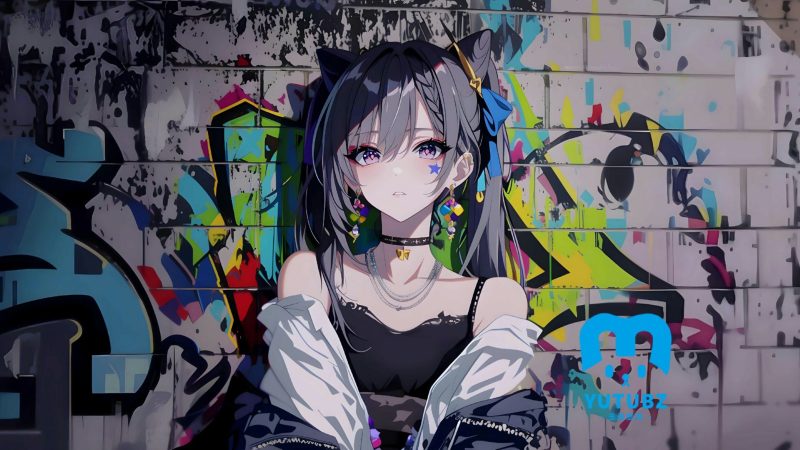 刻晴_涂鸦墙背景-玉兔4K壁纸！