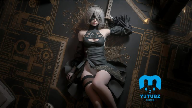 2B-尼尔-玉兔4K壁纸！