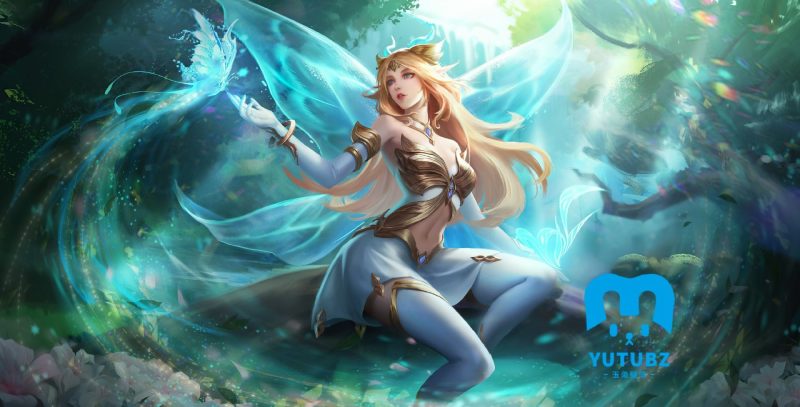 《王者荣耀》艾琳5k电脑桌面壁纸-玉兔4K壁纸！