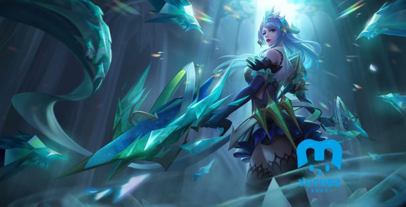 《王者荣耀》虞姬启明星使6k电脑桌面壁纸-玉兔4K壁纸！