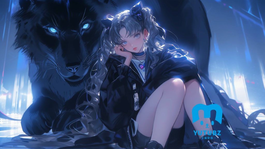 狼夜-玉兔4K壁纸！