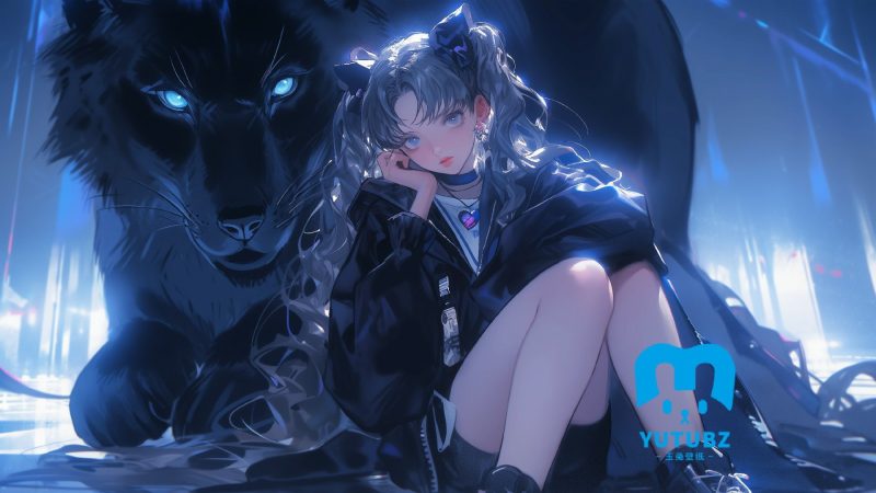 狼夜-玉兔4K壁纸！