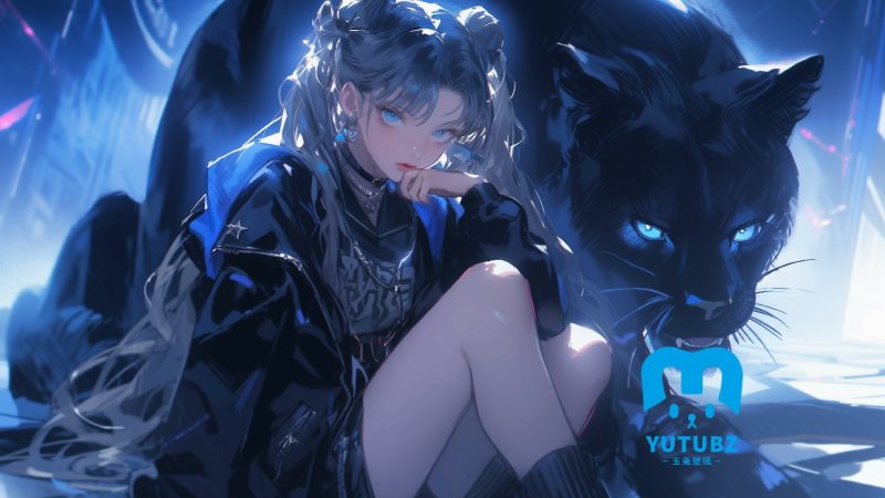 狼夜-玉兔4K壁纸！