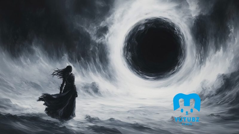 暗黑艺术-水墨插画-玉兔4K壁纸！