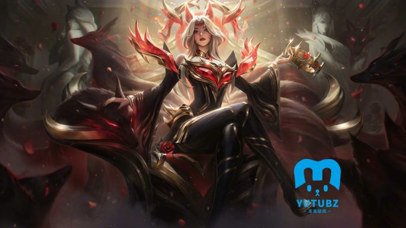 英雄联盟-阿狸-玉兔4K壁纸！