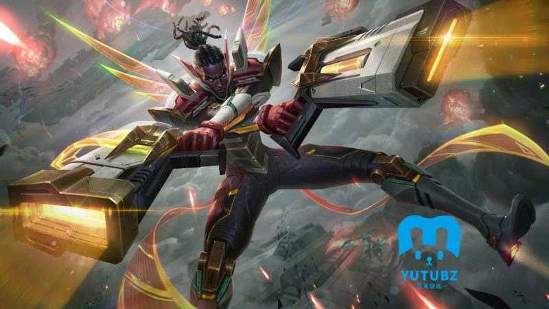 英雄联盟海珀利安小队Z01-猎户座卢锡安8k电脑桌面壁纸-玉兔4K壁纸！