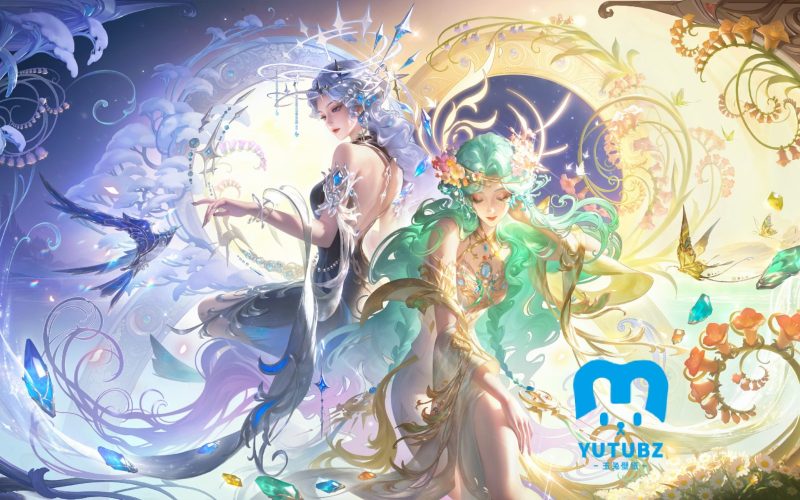 王者荣耀貂蝉馥梦繁花_超高清无水印海报-玉兔4K壁纸！