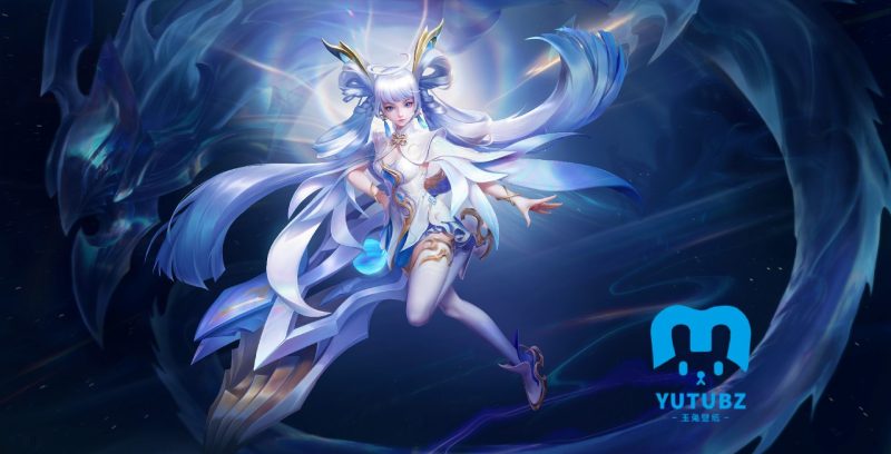 王者荣耀孙尚香异界灵契4k电脑桌面壁纸-玉兔4K壁纸！