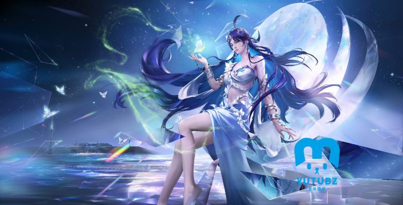 王者荣耀永夜之心海月6k电脑桌面壁纸-玉兔4K壁纸！