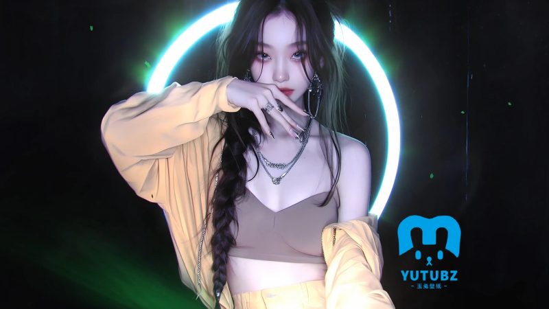 夜拍写真-性感-玉兔4K壁纸！