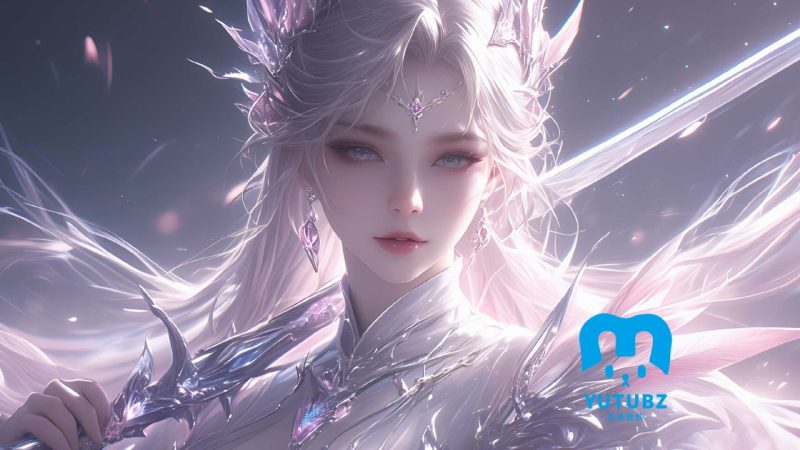 战_出水芙蓉-插画-玉兔4K壁纸！