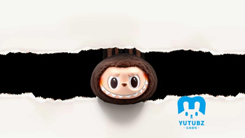 LABUBU-创意场景-玉兔4K壁纸！