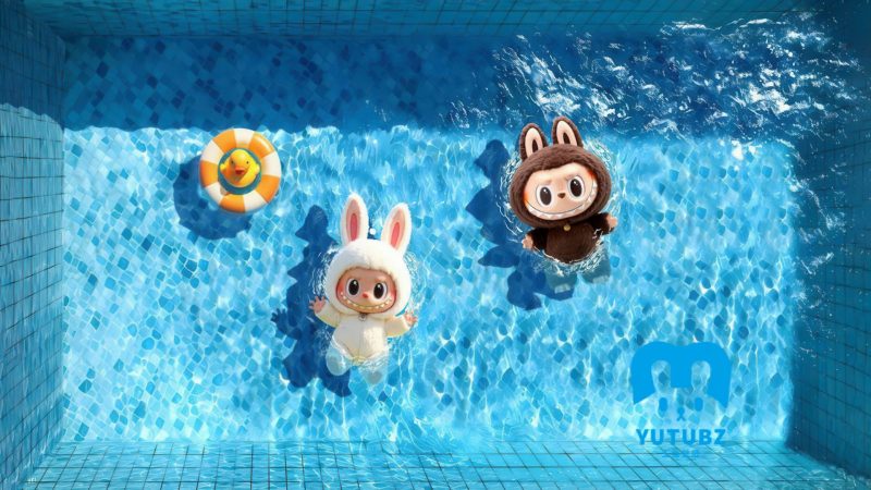 LABUBU-卡通玩偶-玉兔4K壁纸！