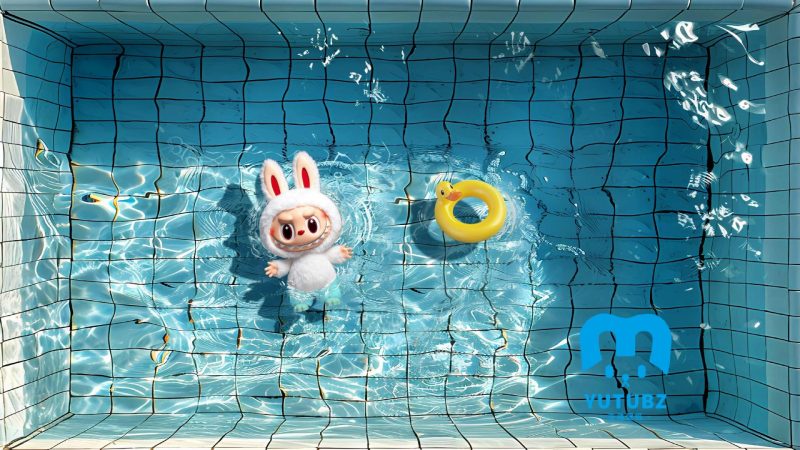 LABUBU-卡通形象-玉兔4K壁纸！