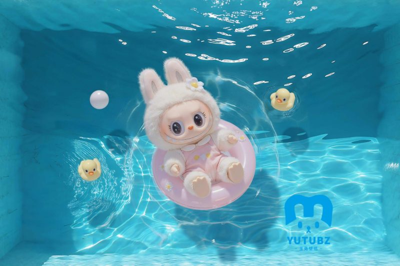 LABUBU-可爱公仔-玉兔4K壁纸！