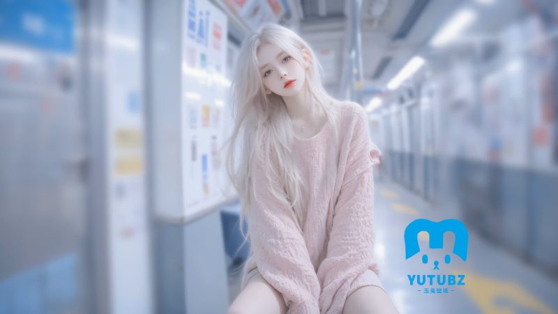 冷白皮-动漫插画-玉兔4K壁纸！