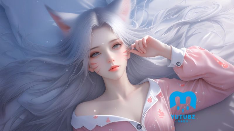 拟人化-梦幻风格-玉兔4K壁纸！