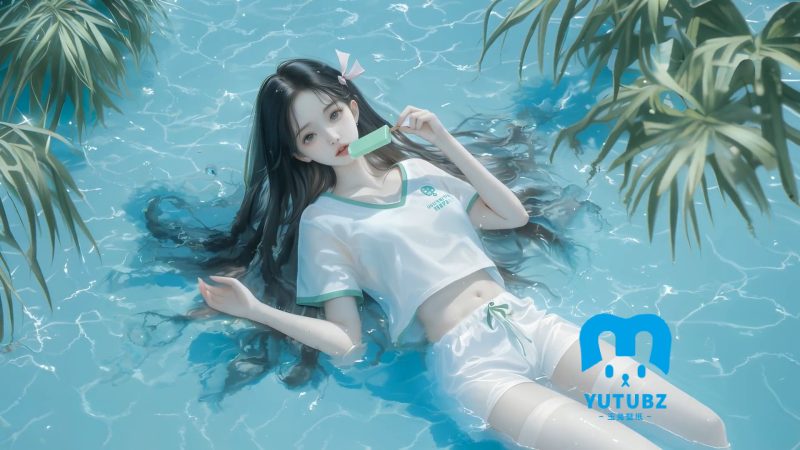 夏日-棕榈树-玉兔4K壁纸！